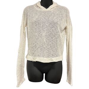 Freshman White Snowy Winter Hooded Sweater Girl’s XL(14/16)